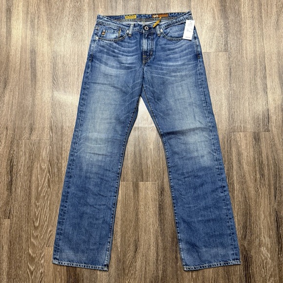 AG Adriano Goldschmied The Protege Straight Jeans Made In USA Size 32x32 Denim - Picture 1 of 10